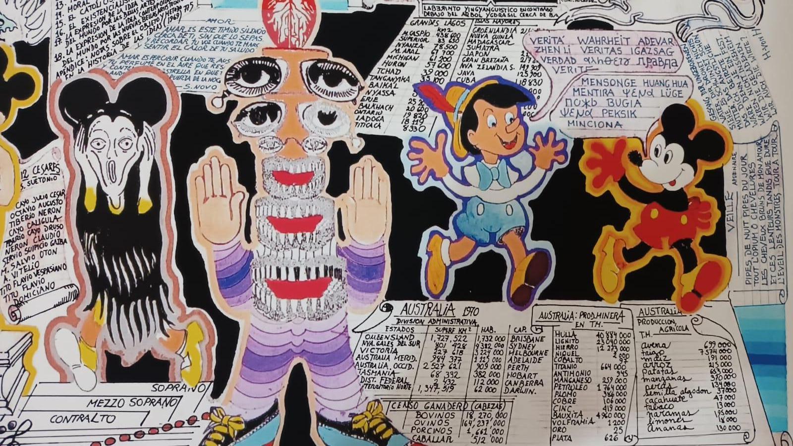 Códice Miguelito III (Surrealismus), Print, von Pedro Friedeberg