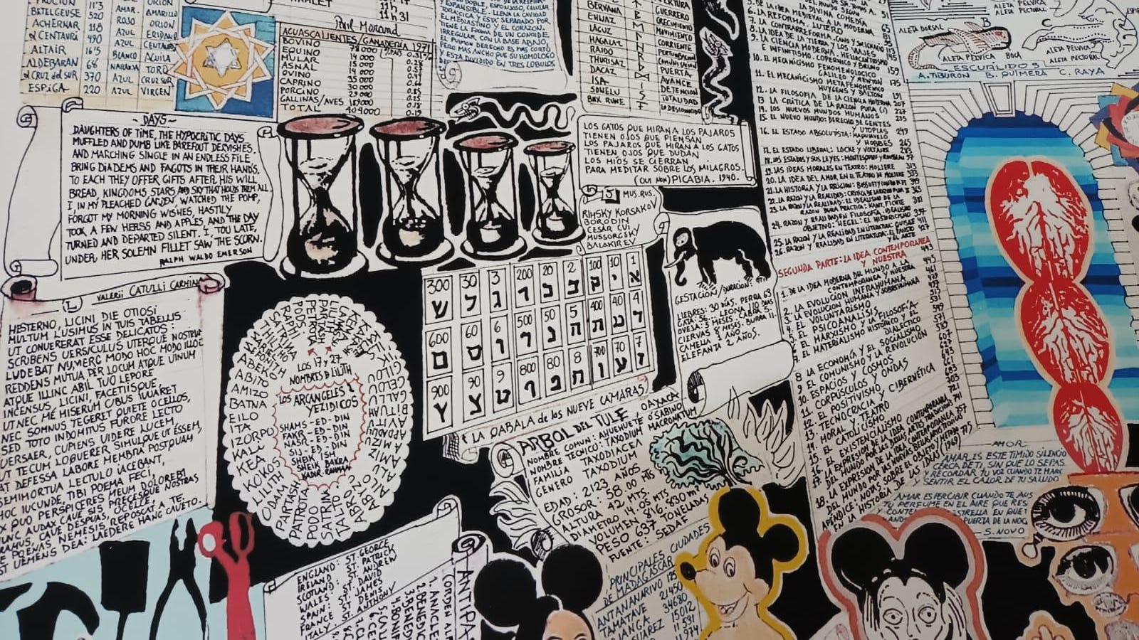 Códice Miguelito III - Beige Figurative Print by Pedro Friedeberg