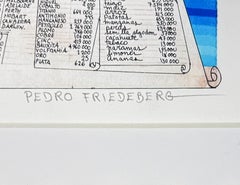 Codice Miguelito III, Serigrafía firmada a mano, Enmarcado a medida, Edición IV/XXX