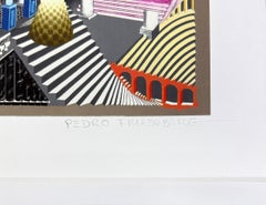 El Siglo de Pericles, Hand Signed Serigraph, Custom Framed, Edition 5/42