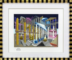 El Siglo de Pericles, Hand Signed Serigraph, Custom Framed, Edition 5/42