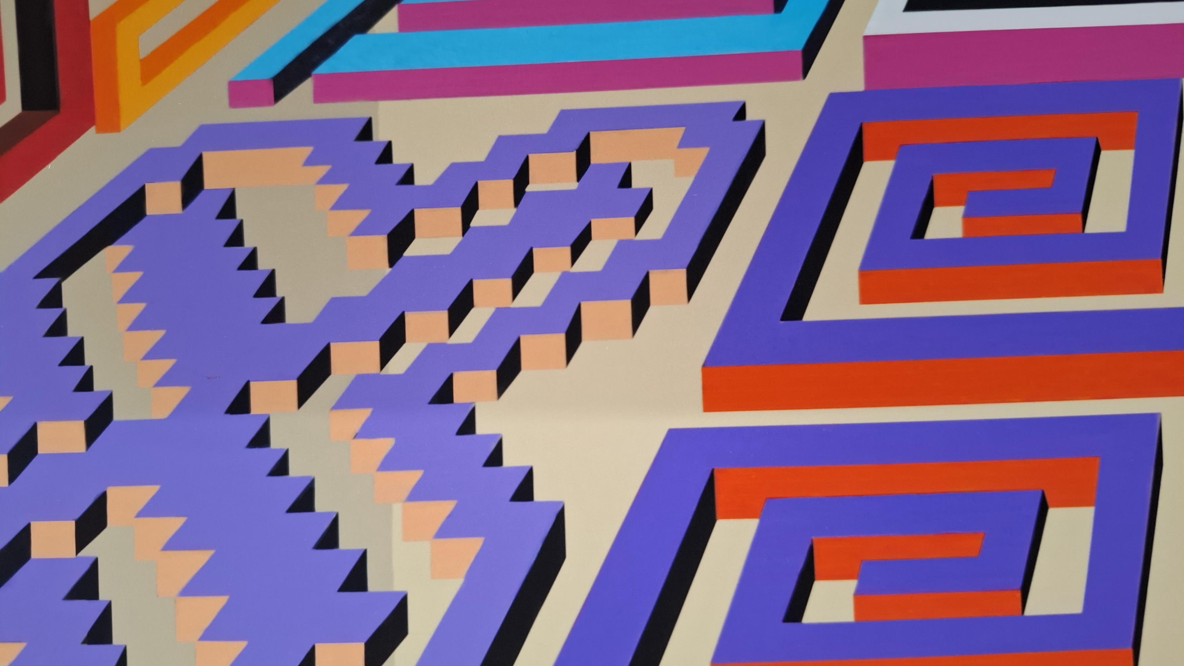 Laberinto Serpentino - Print by Pedro Friedeberg