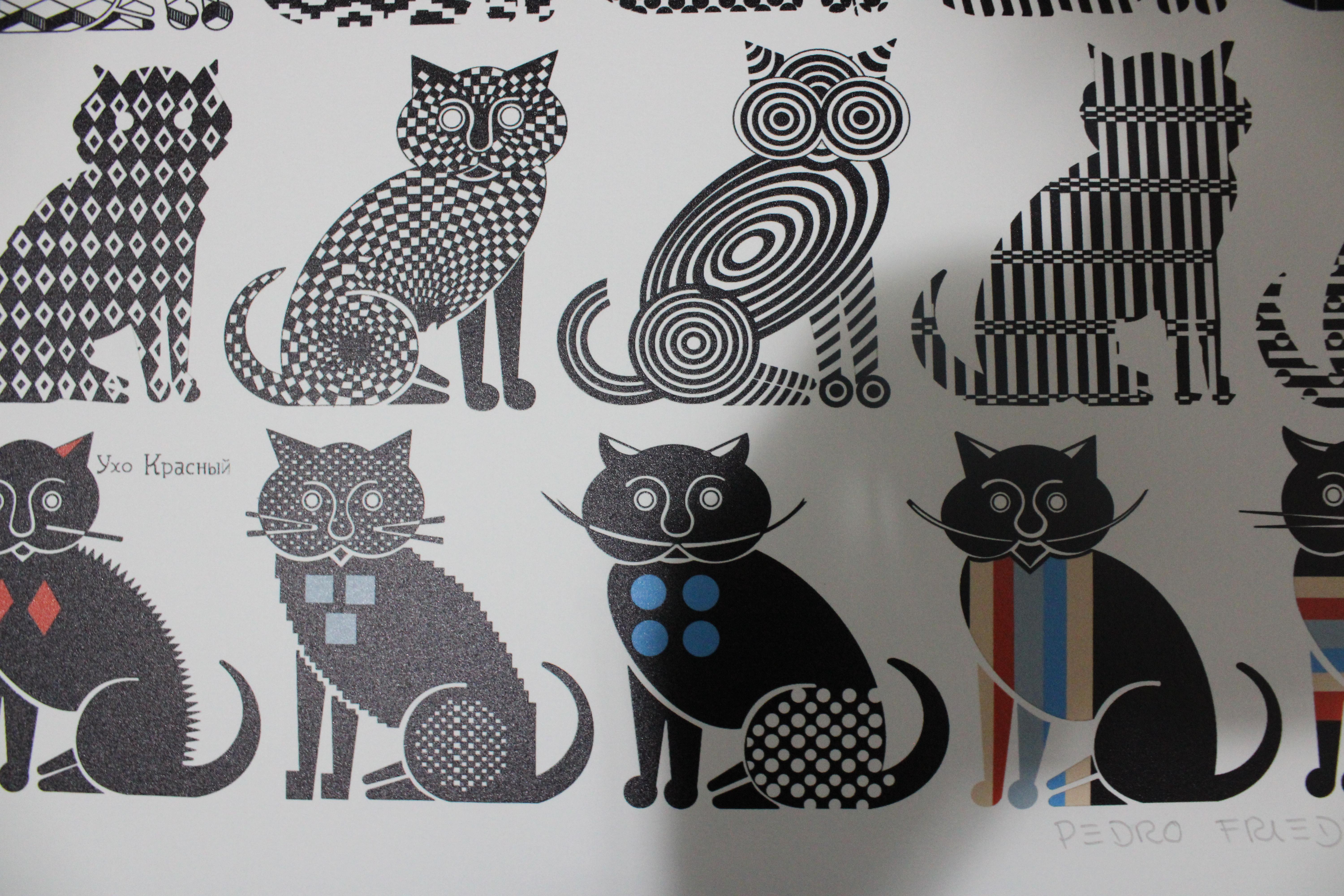 Los Gatos - Print de Pedro Friedeberg