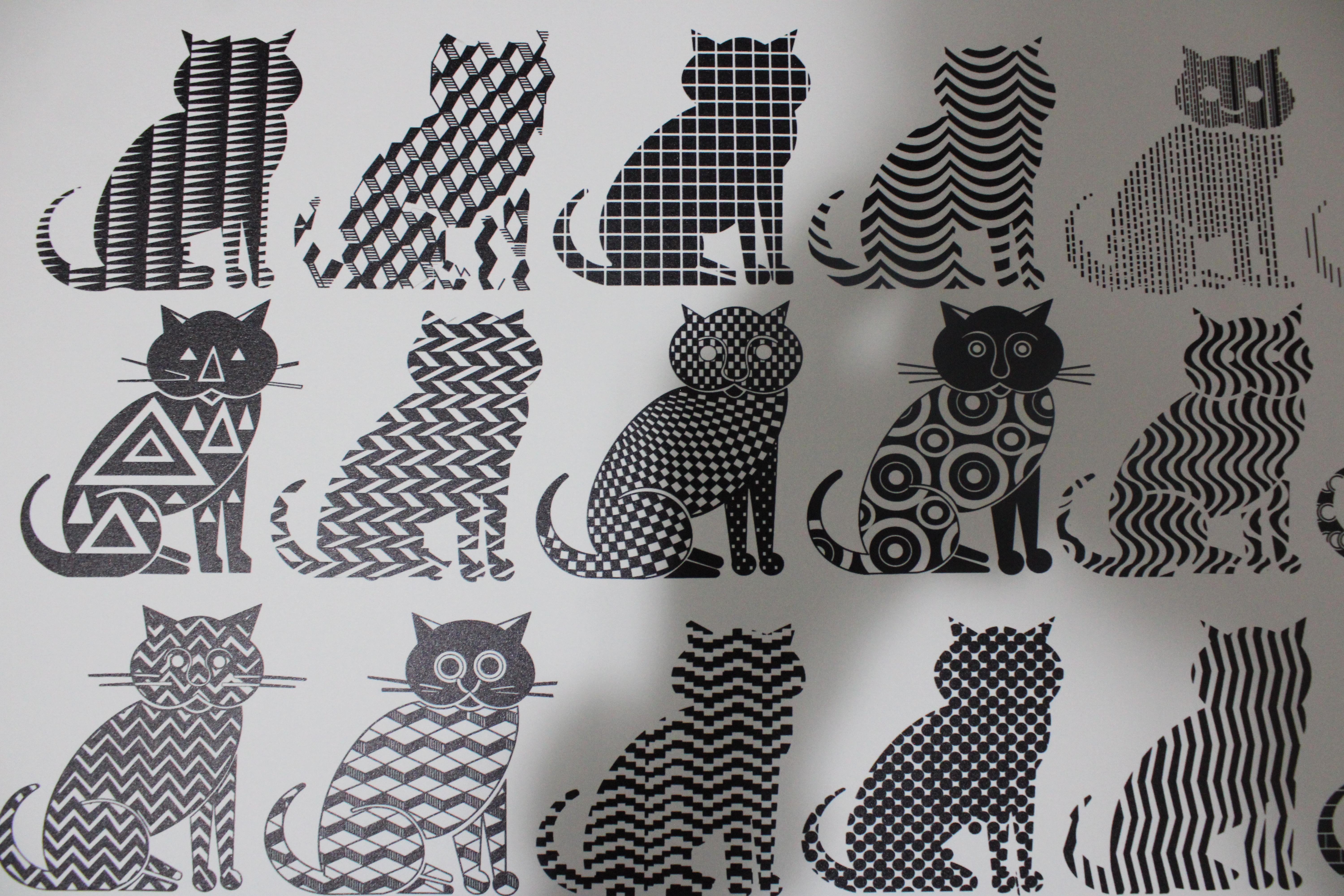 Los Gatos - Surréalisme Print par Pedro Friedeberg