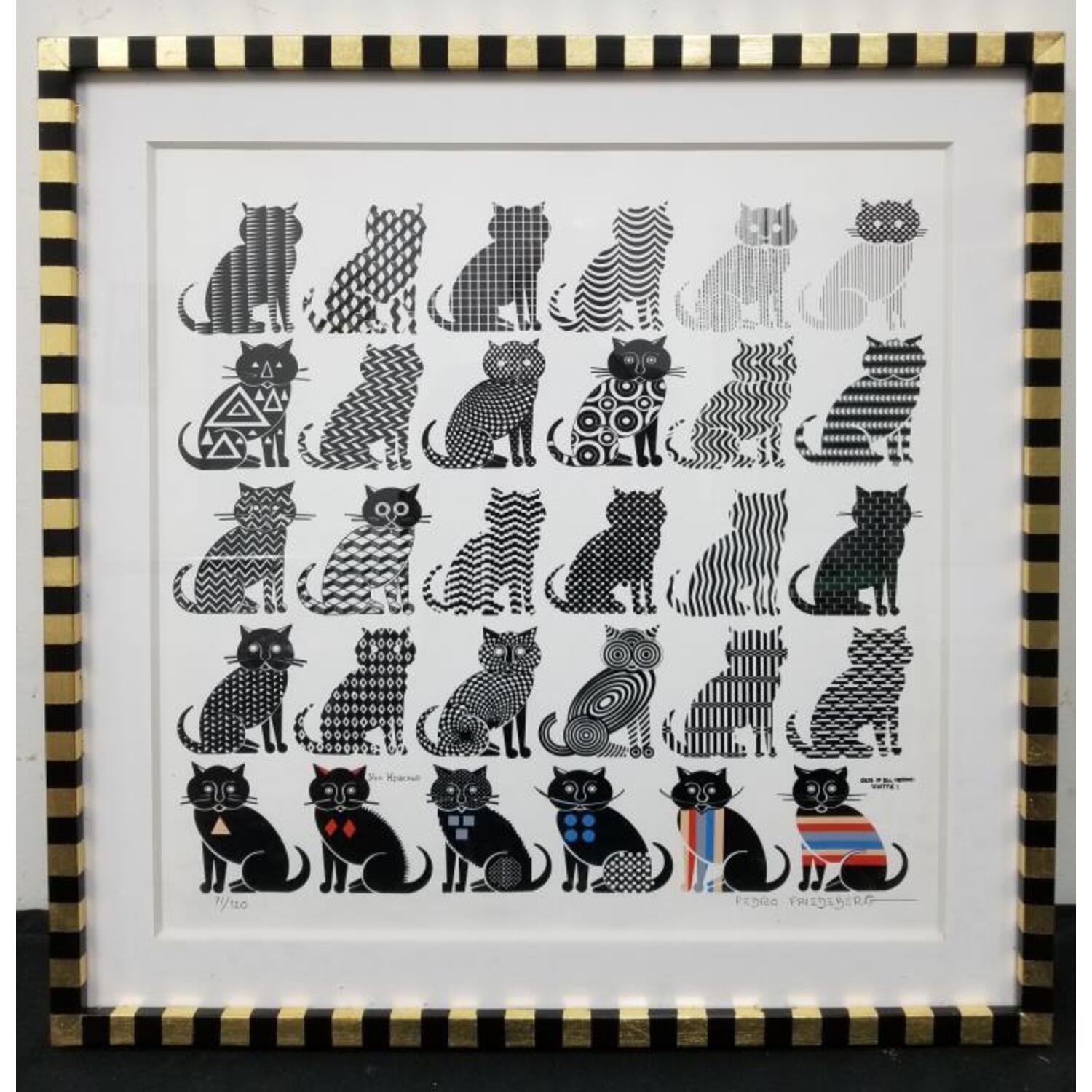 Abstract Print Pedro Friedeberg - Los Gatos