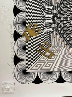 Multiverse, Giclée Print, 78x78cm, Mexican Op Art, 2024