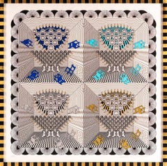 "Multiverso" patterns, surrealist, geometric, figurative