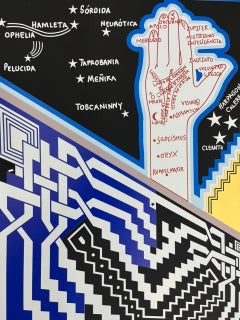 Osservatorio Planetokyromaniac, Stampa, 74x72cm, Espressionismo astratto, 2024