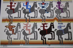 Silkscreen Pedro Friedeberg, " AMAZONAS ODIOSONAS "