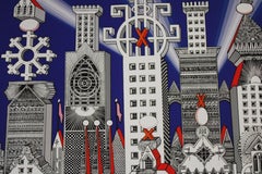 Pedro Friedeberg "Ciudad de un millón con 25 huevos duros" Siebdruck