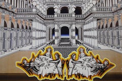 Pedro Friedeberg "Schloss Struwwelpeter" Sérigraphie