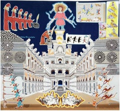 Pedro Friedeberg "Schloss Struwwelpeter" Siebdruck