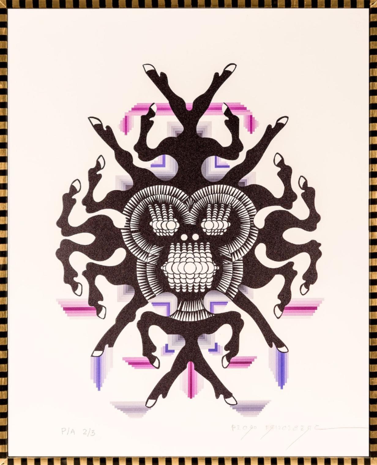 "Pezuñas" geometrisch, surrealistisch, tierisch, zeitgenössisch