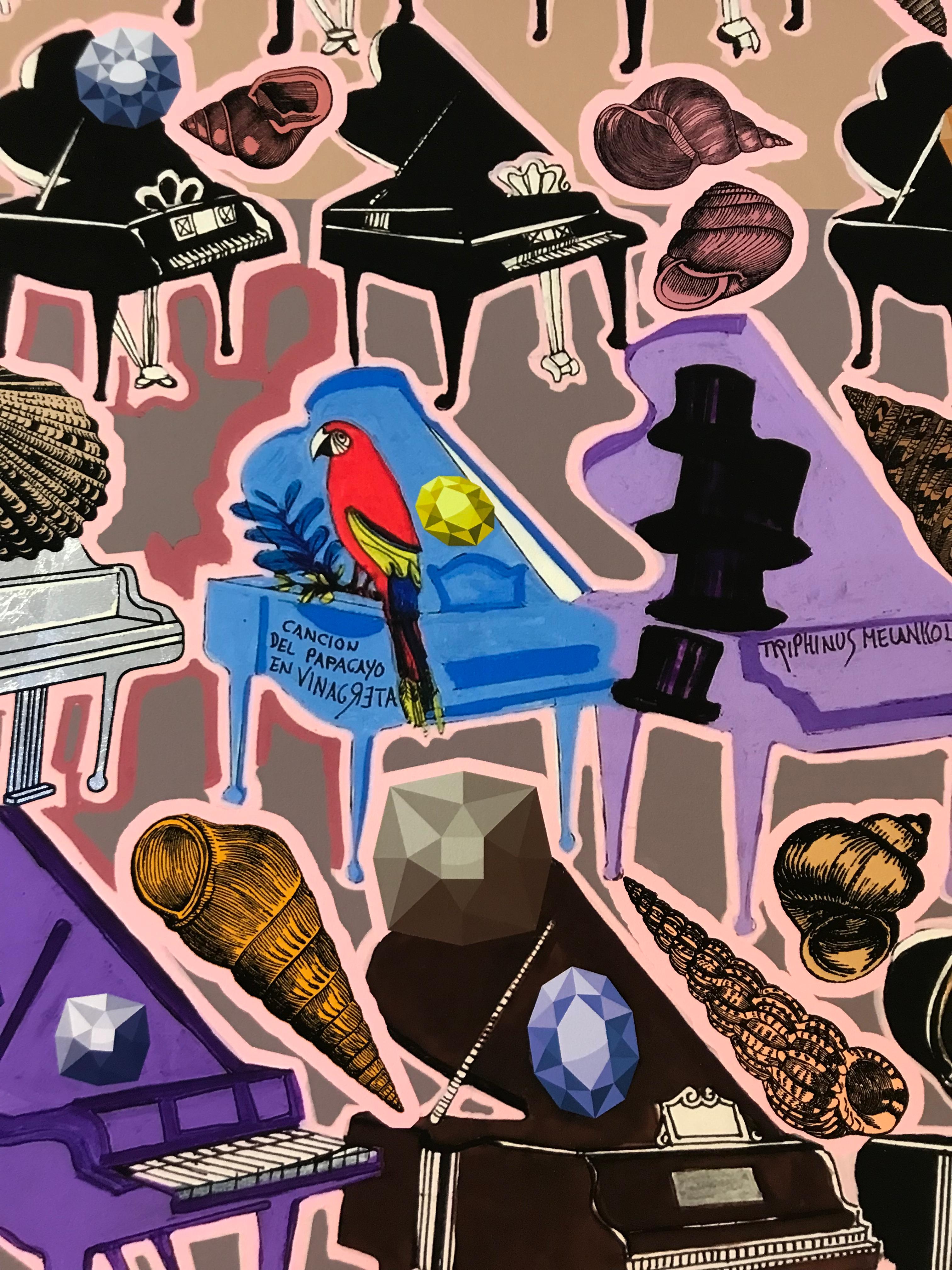 Pedro Friedeberg’s screen prints are not just artworks. They're vibrant windows into a surreal, imaginative world that blends architectural precision with whimsical fantasy. Known for his iconic hand-chair and richly detailed compositions,
