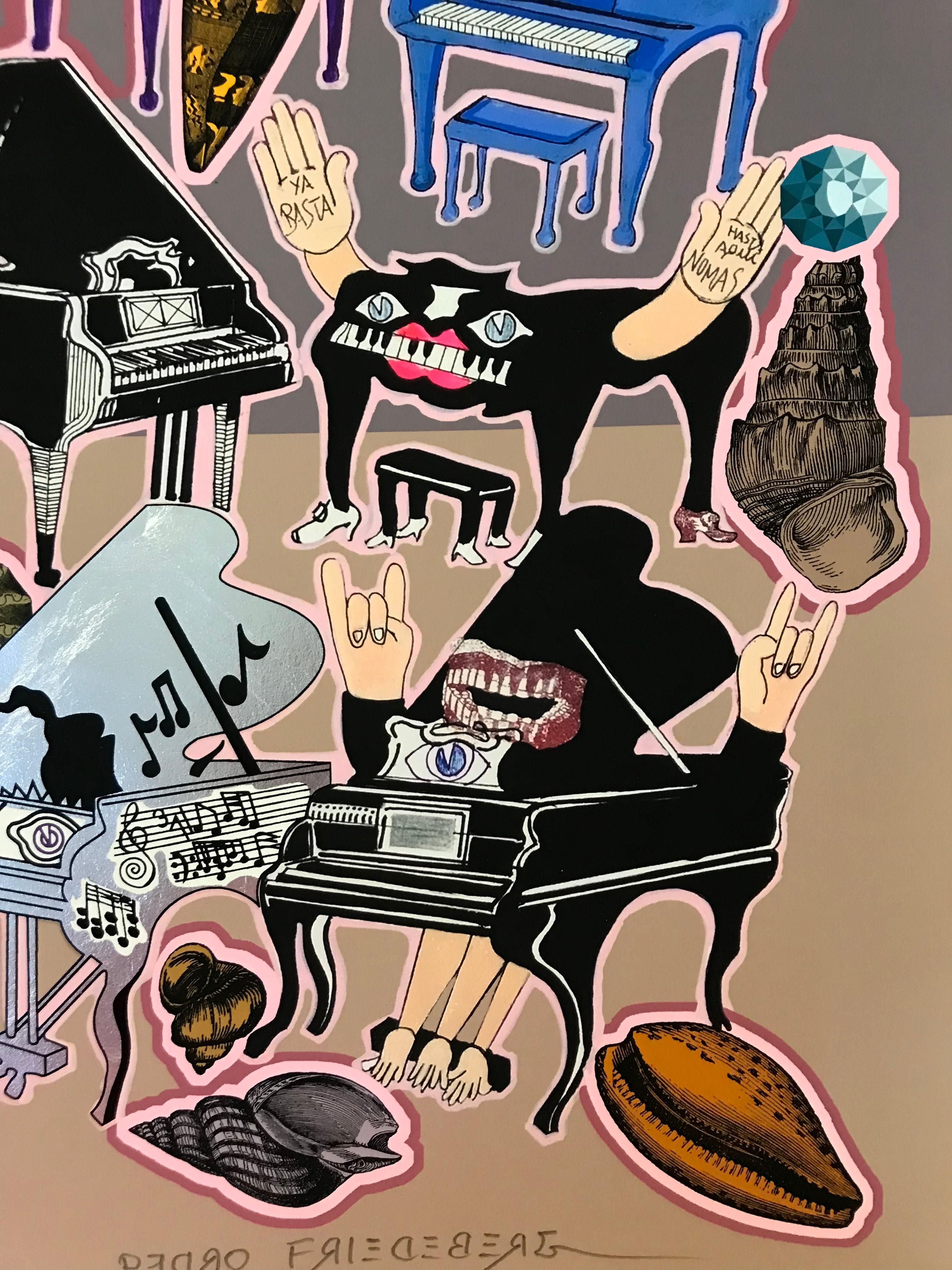 Pianos y caracolas For Sale 1