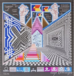 Osservatorio Planetokyromaniac, Stampa, 74x72cm, Espressionismo astratto, 2024