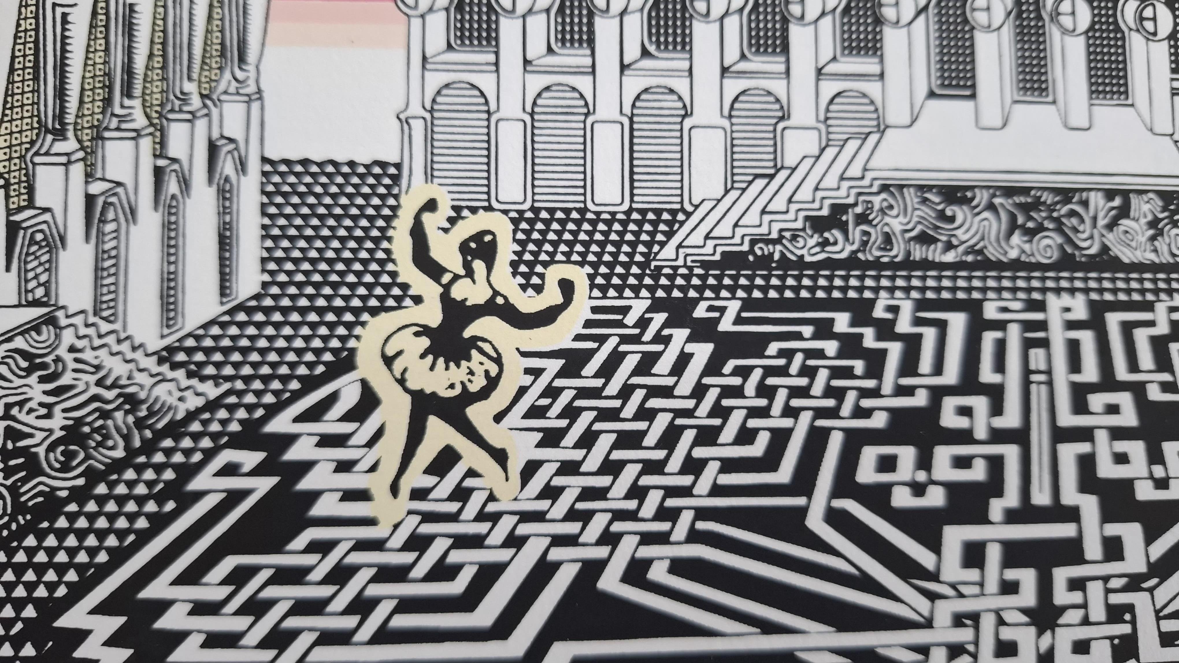 Wenn wir nicht haben - Surrealist Print by Pedro Friedeberg