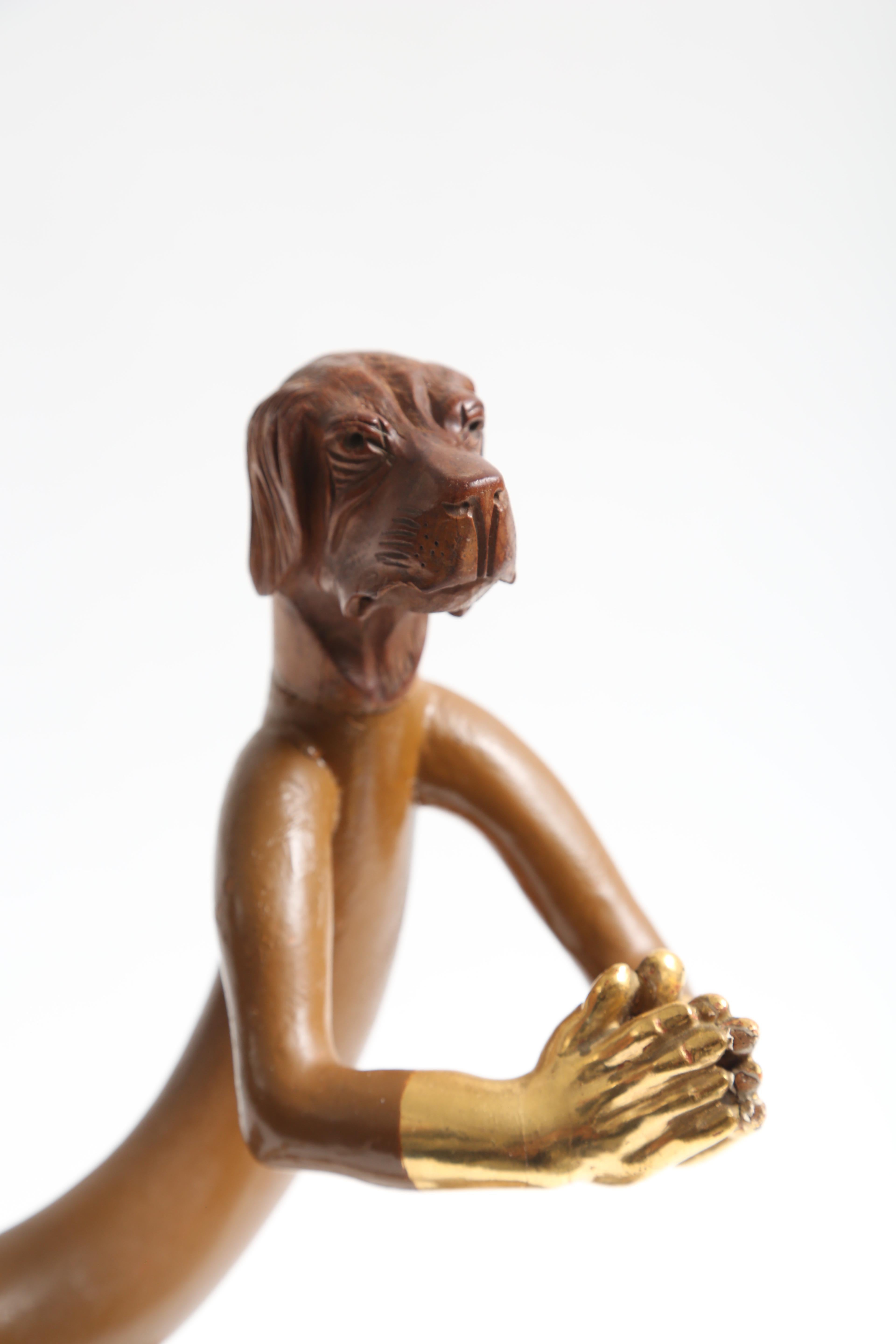 Mexican Pedro Friedeberg Sculpture Closed Hands For Sale