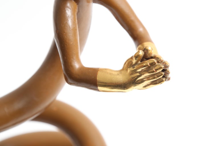 Wood Pedro Friedeberg Sculpture Closed Hands For Sale