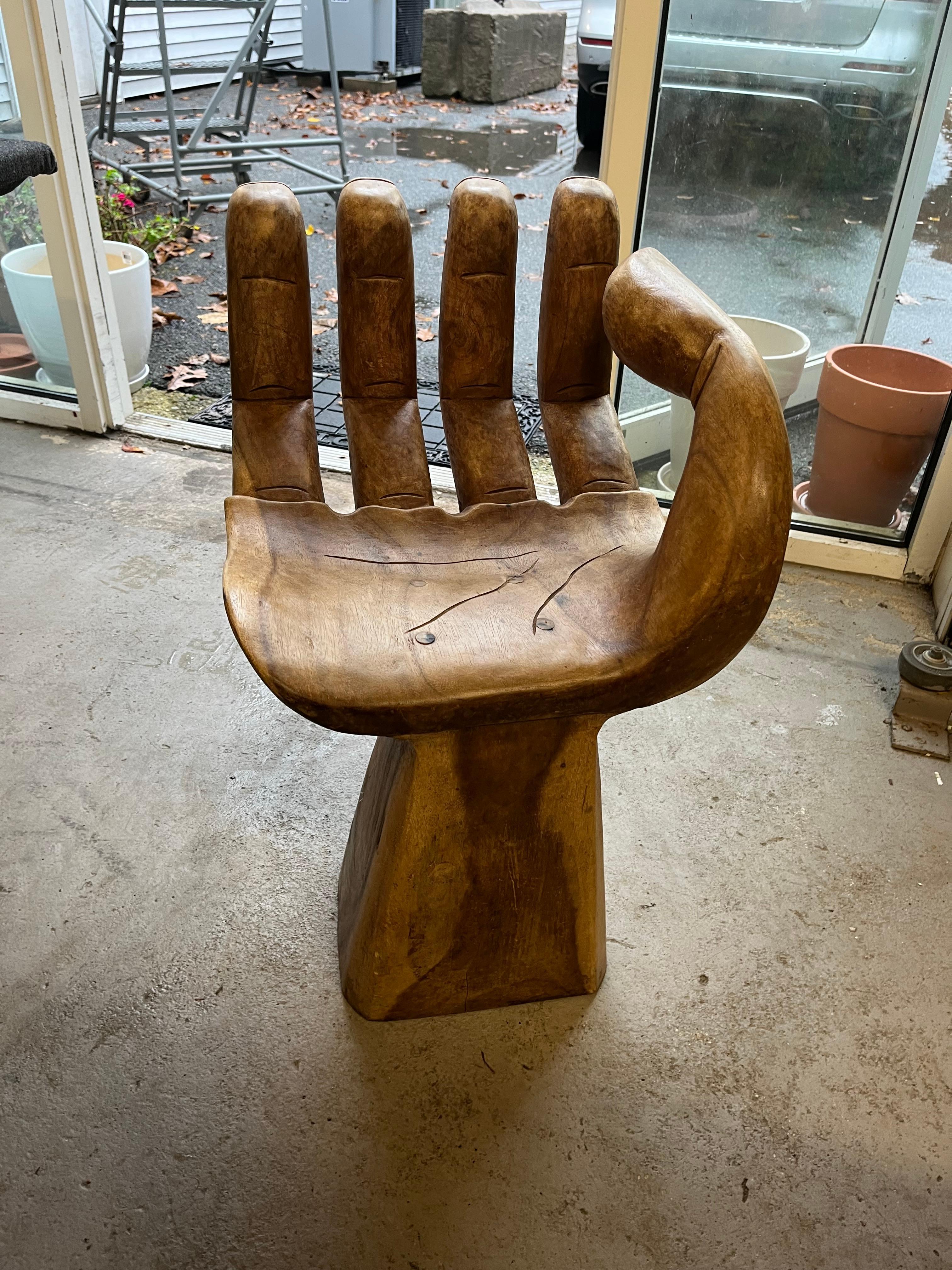 Pedro Friedeberg Style “Hand” Chair For Sale 5