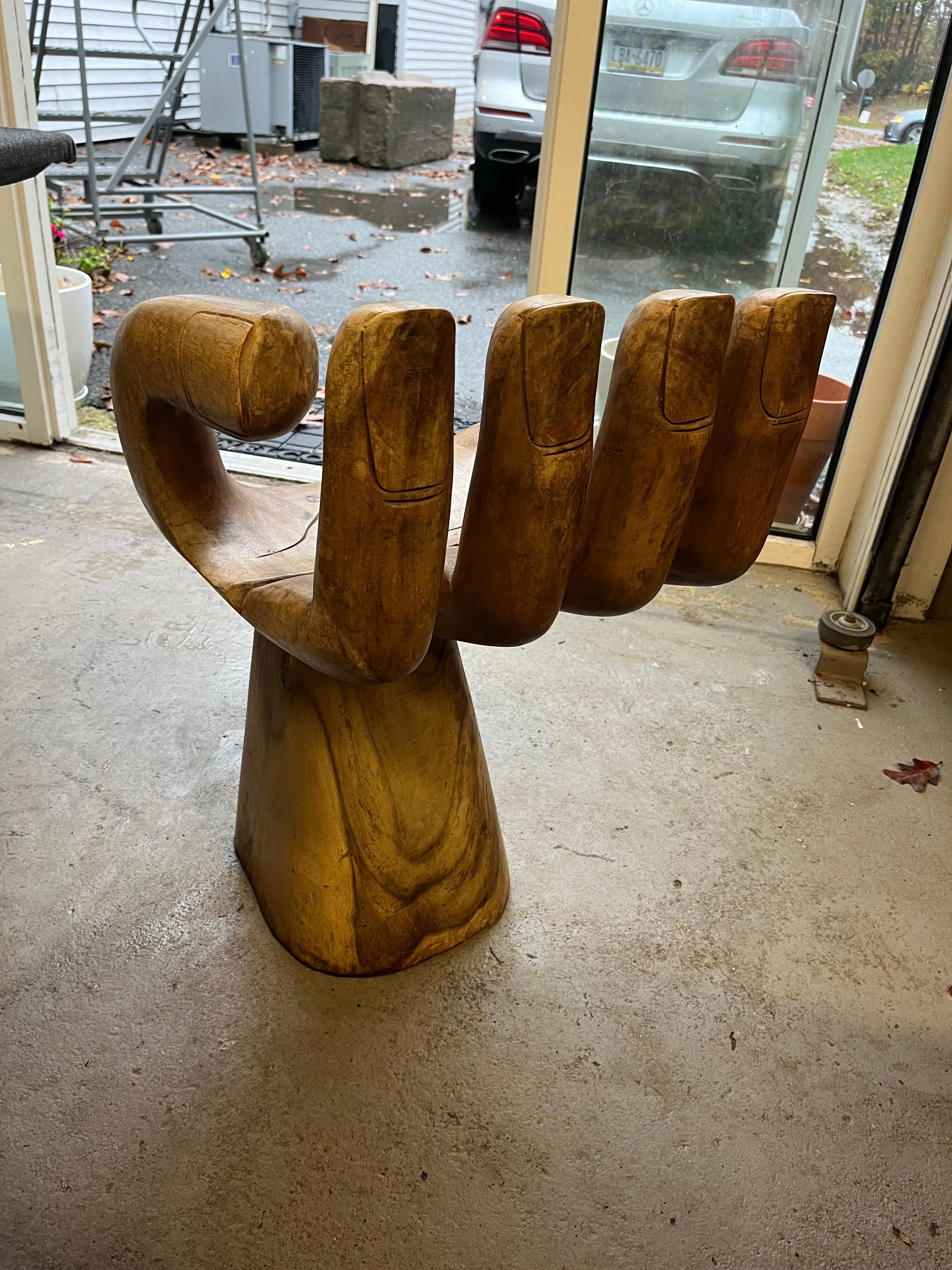 Pedro Friedeberg Style “Hand” Chair For Sale 6