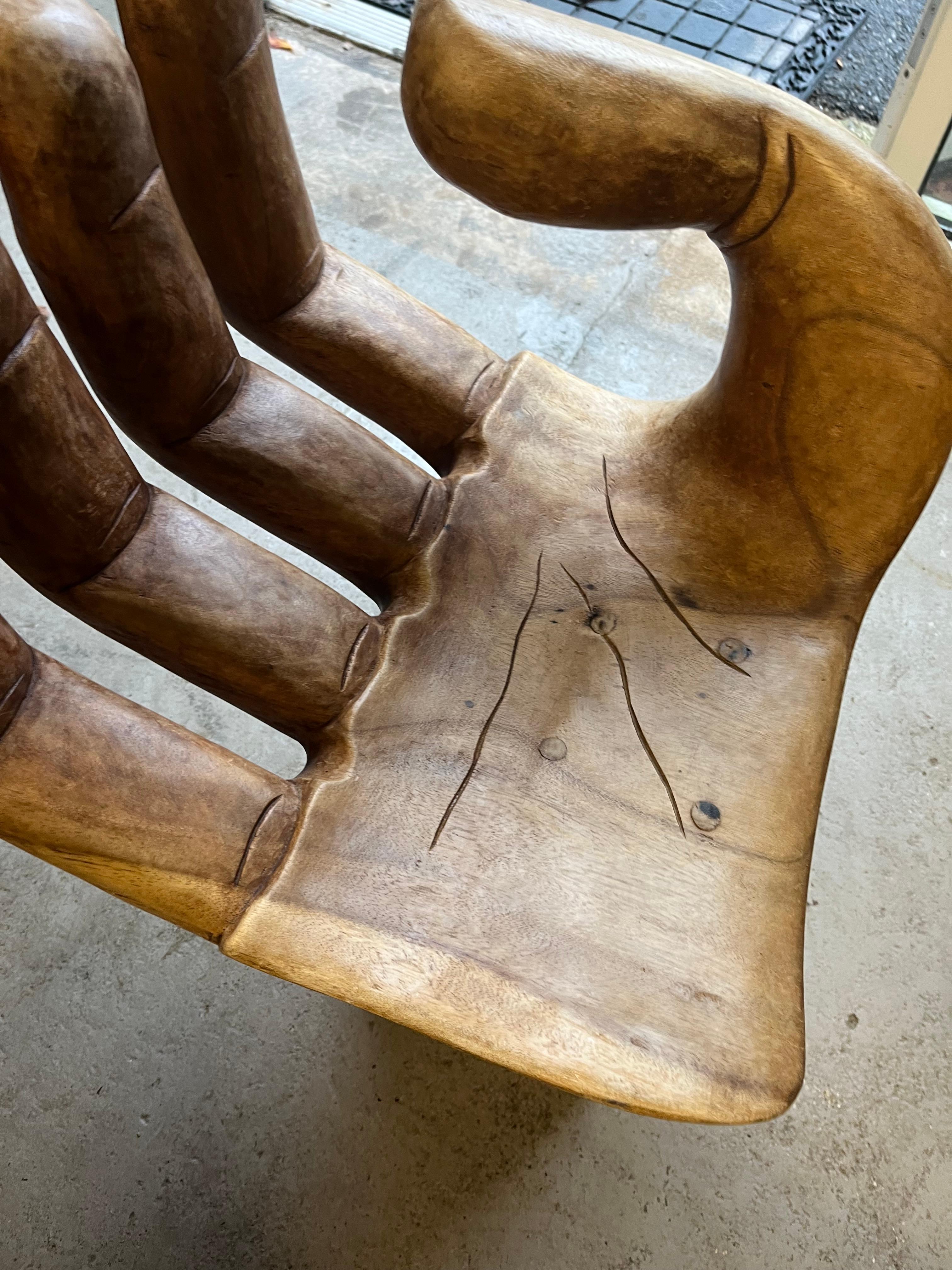 Pedro Friedeberg Style “Hand” Chair For Sale 7