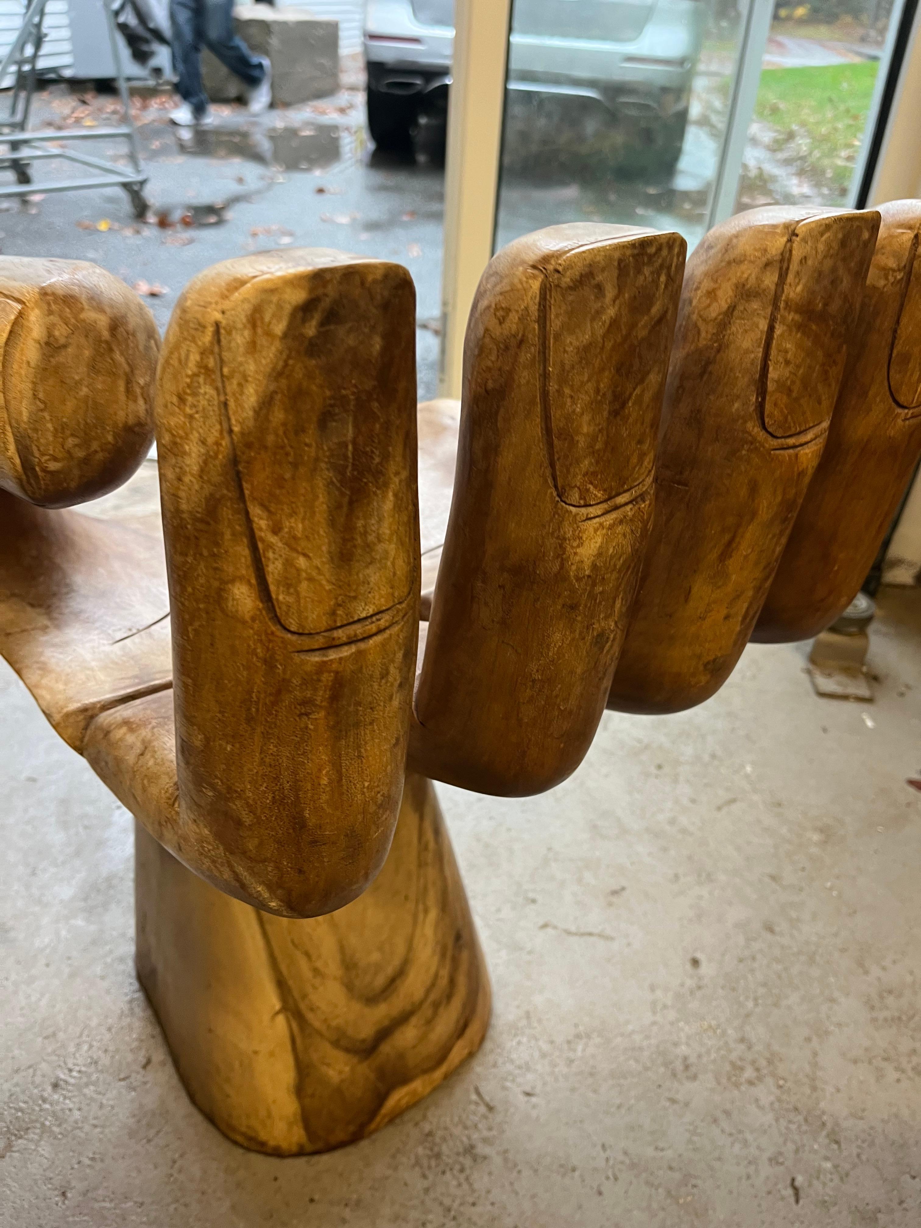 Pedro Friedeberg Style “Hand” Chair For Sale 8