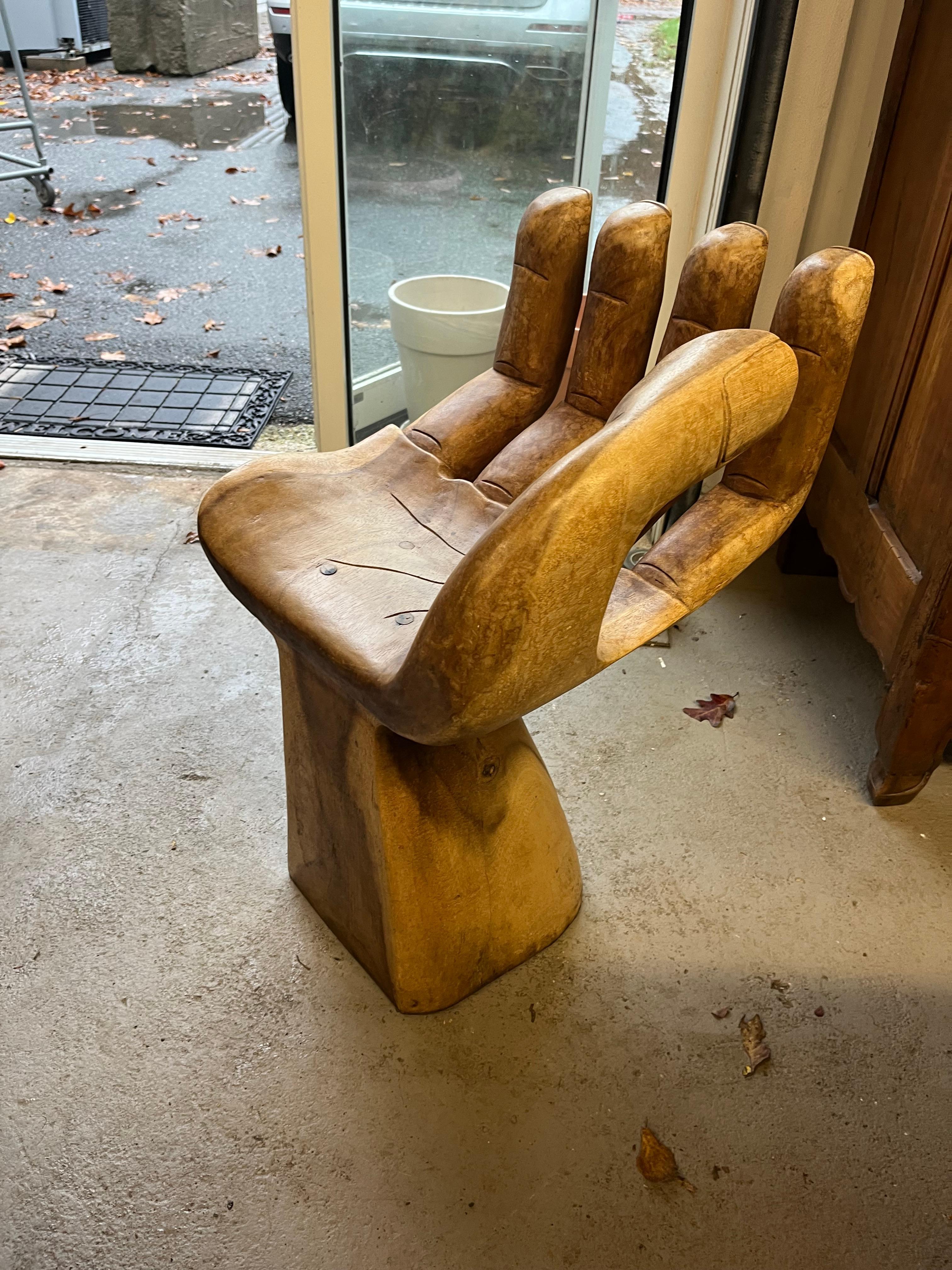 Pedro Friedeberg Style “Hand” Chair For Sale 9