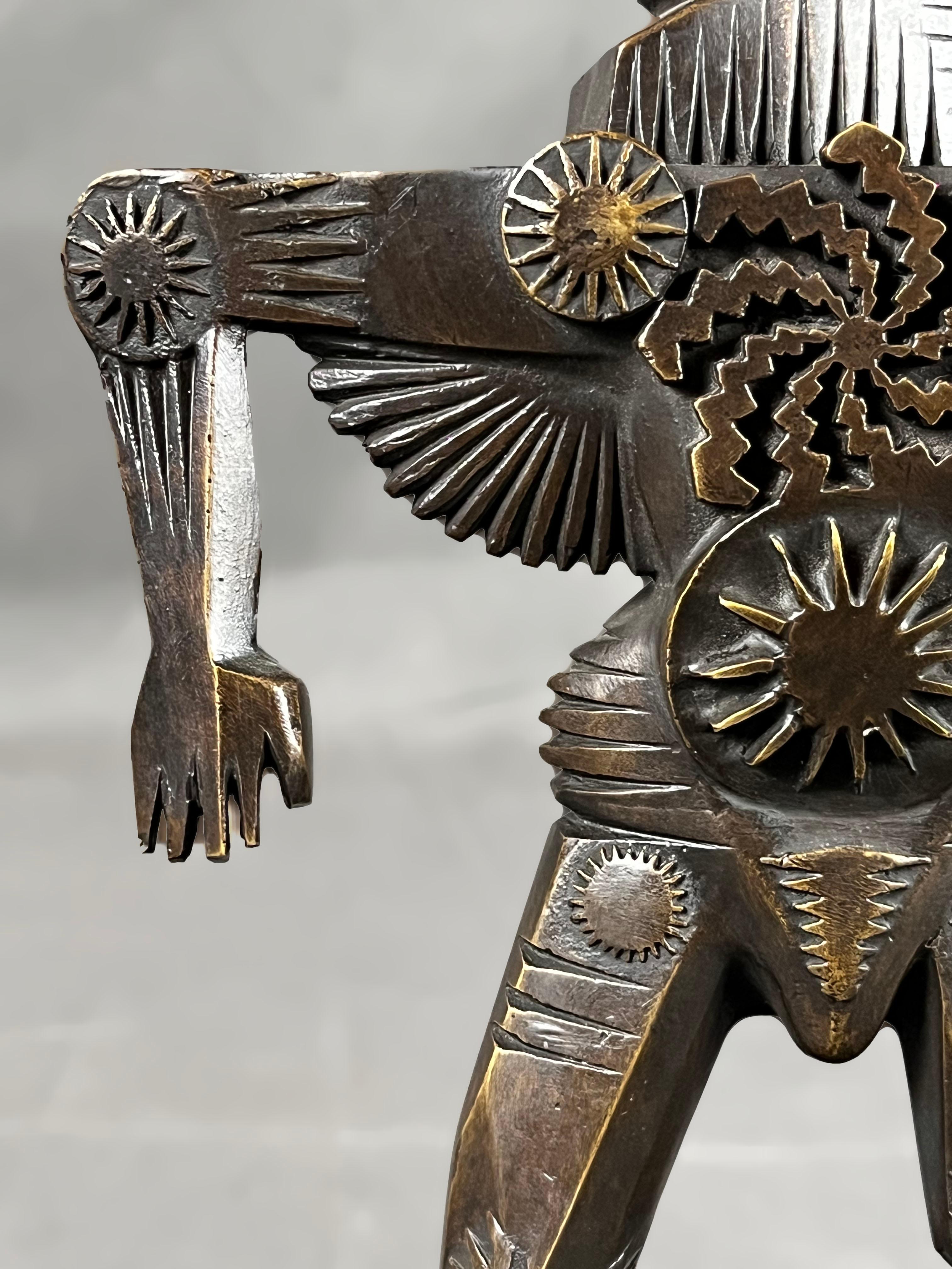 Cast Pedro Friedeberg Zebra Bronze Sculpture For Sale