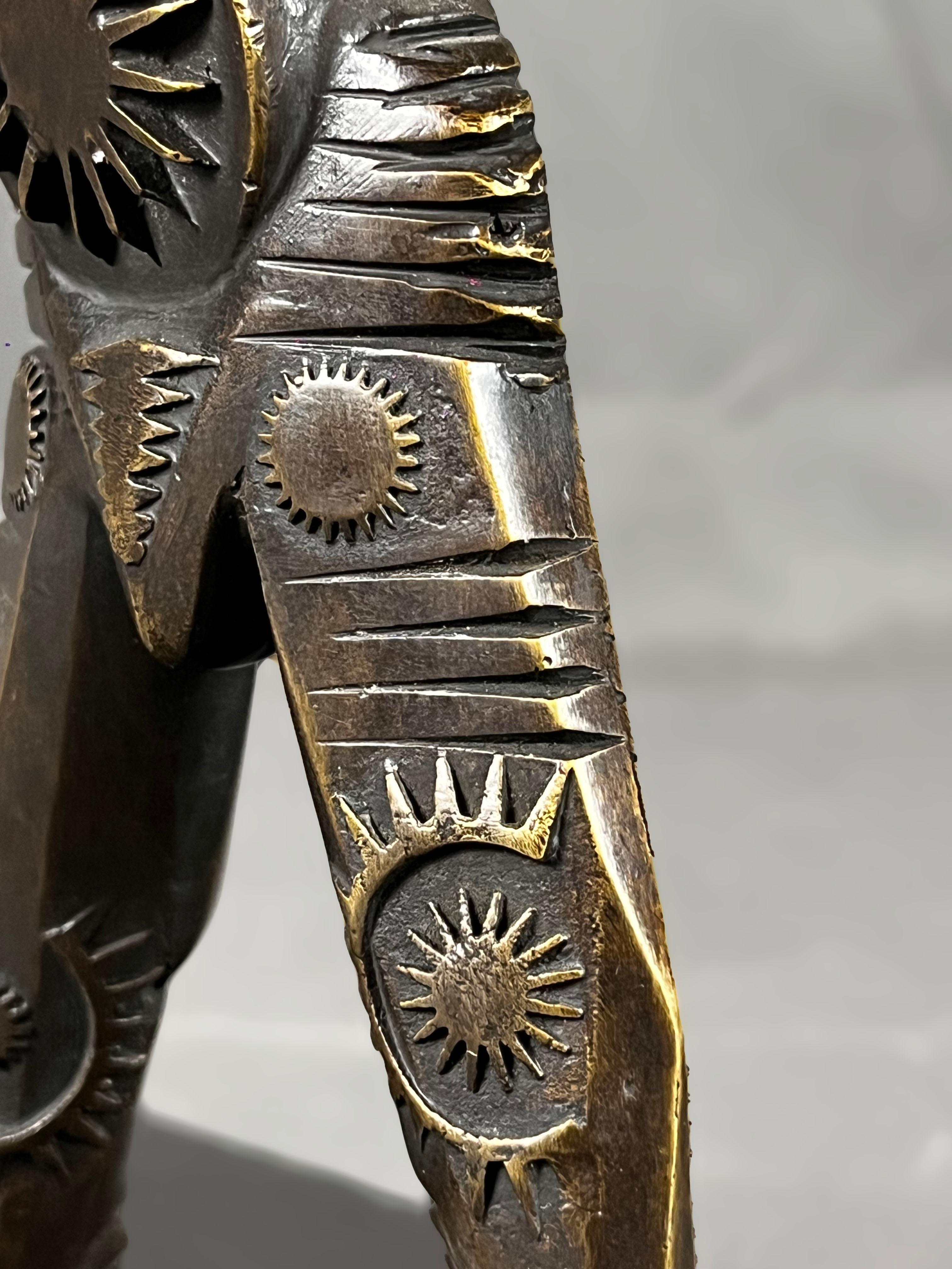 Contemporary Pedro Friedeberg Zebra Bronze Sculpture For Sale