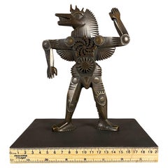 Sculpture zébrée de Pedro Friedeberg