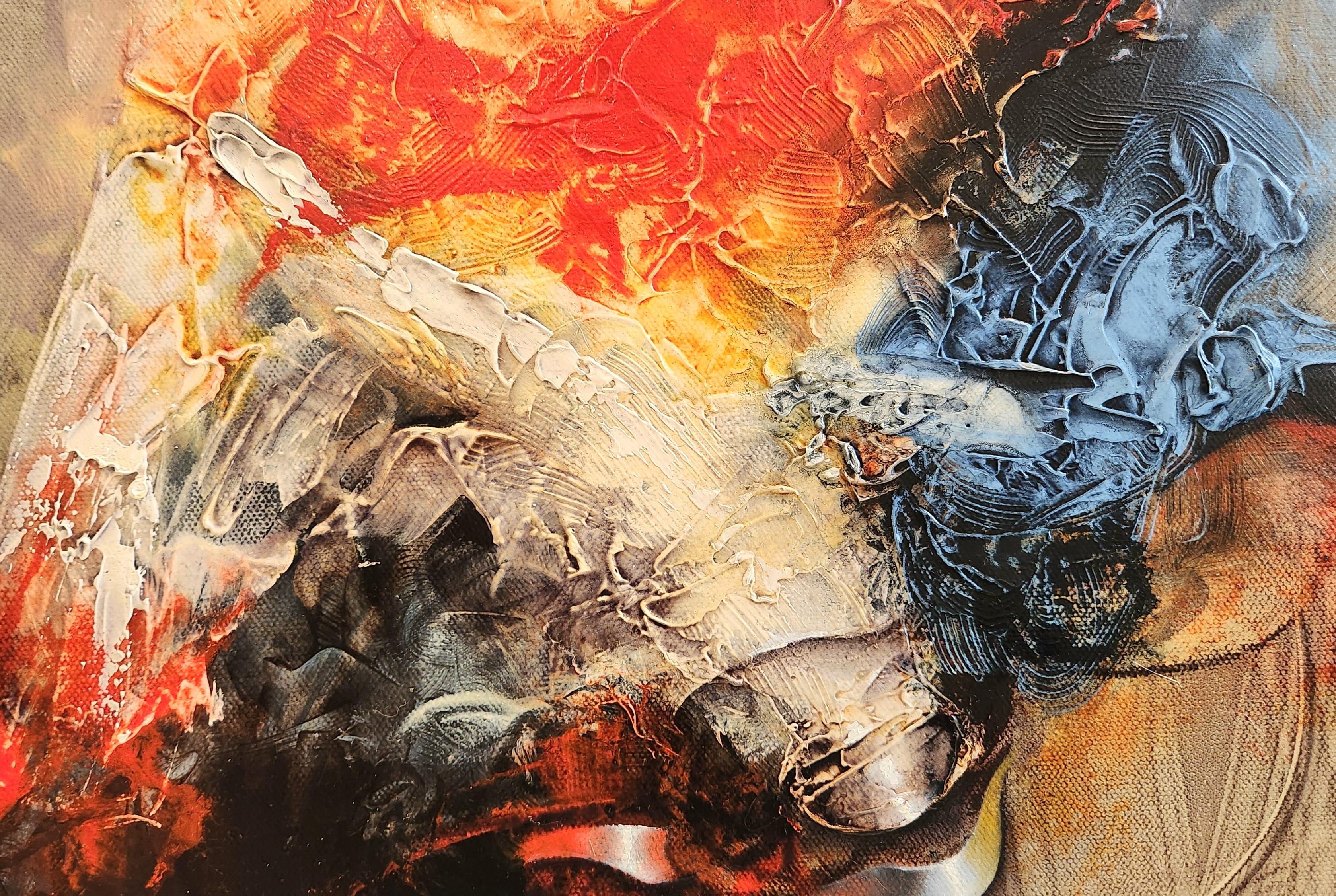 Pittura a olio su tela -- Jewell in vendita 2