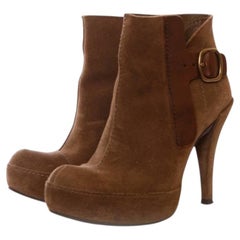 Pedro Garcia, brown suede platform boots