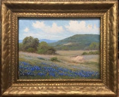 "TEXAS BLUEBONNETS"  SPRING FLOWERS HILL COUNTRY RANCH