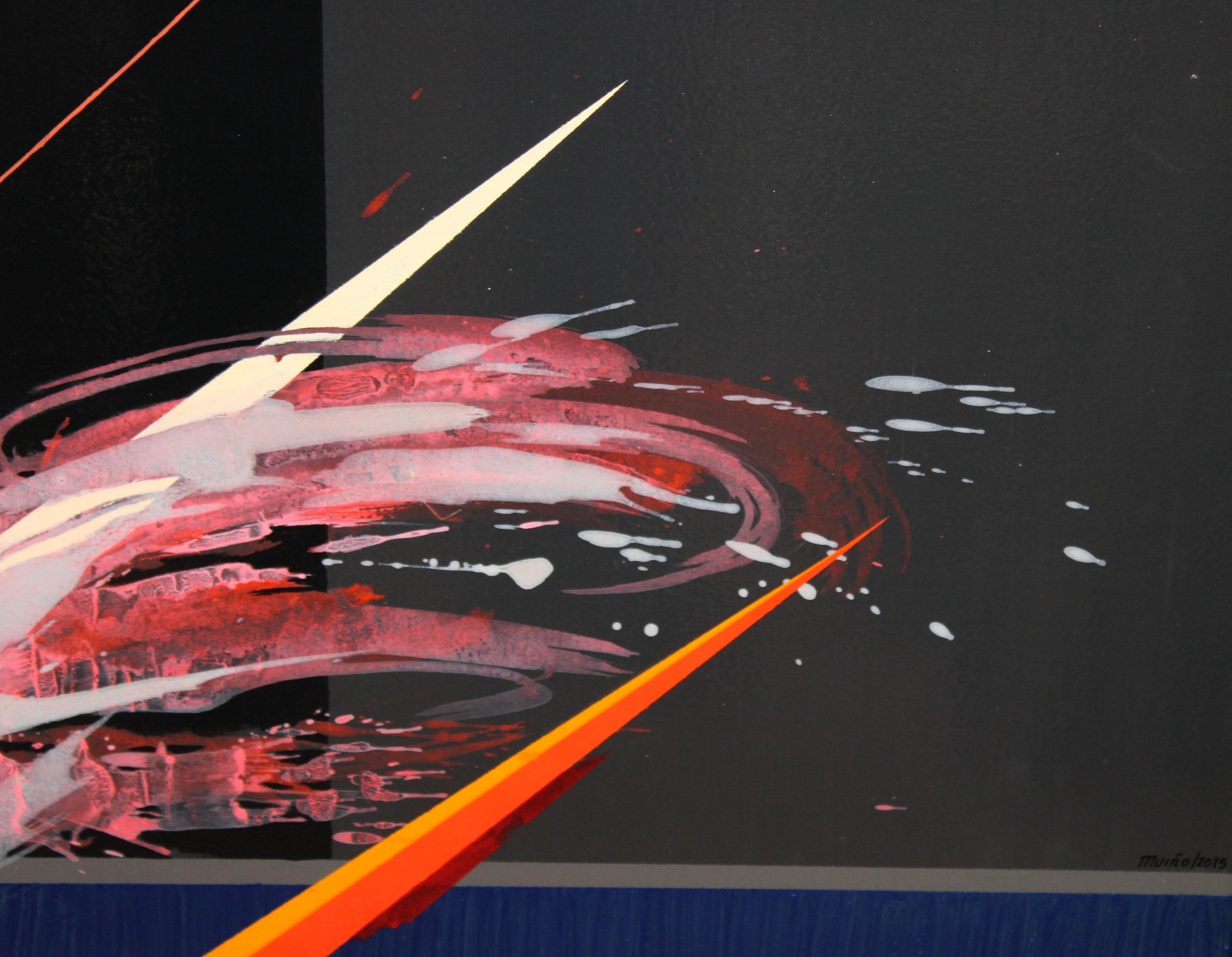 Del diccionario de las incertidumbres V - Óleo sobre lienzo - Año 2015 (Abstrakt), Painting, von Pedro Muiño