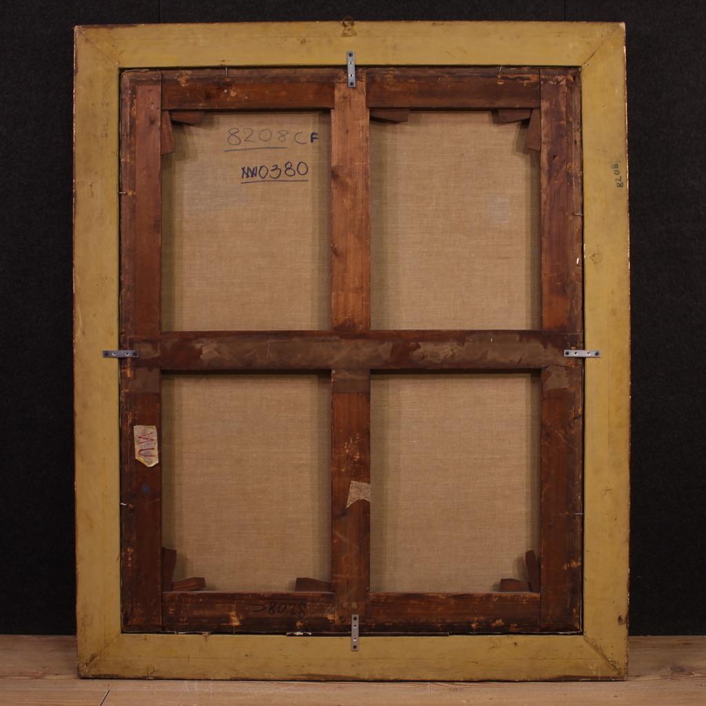 18. Jahrhundert Öl auf Leinwand Spanische Malerei Genreszene, 1740 im Angebot 5