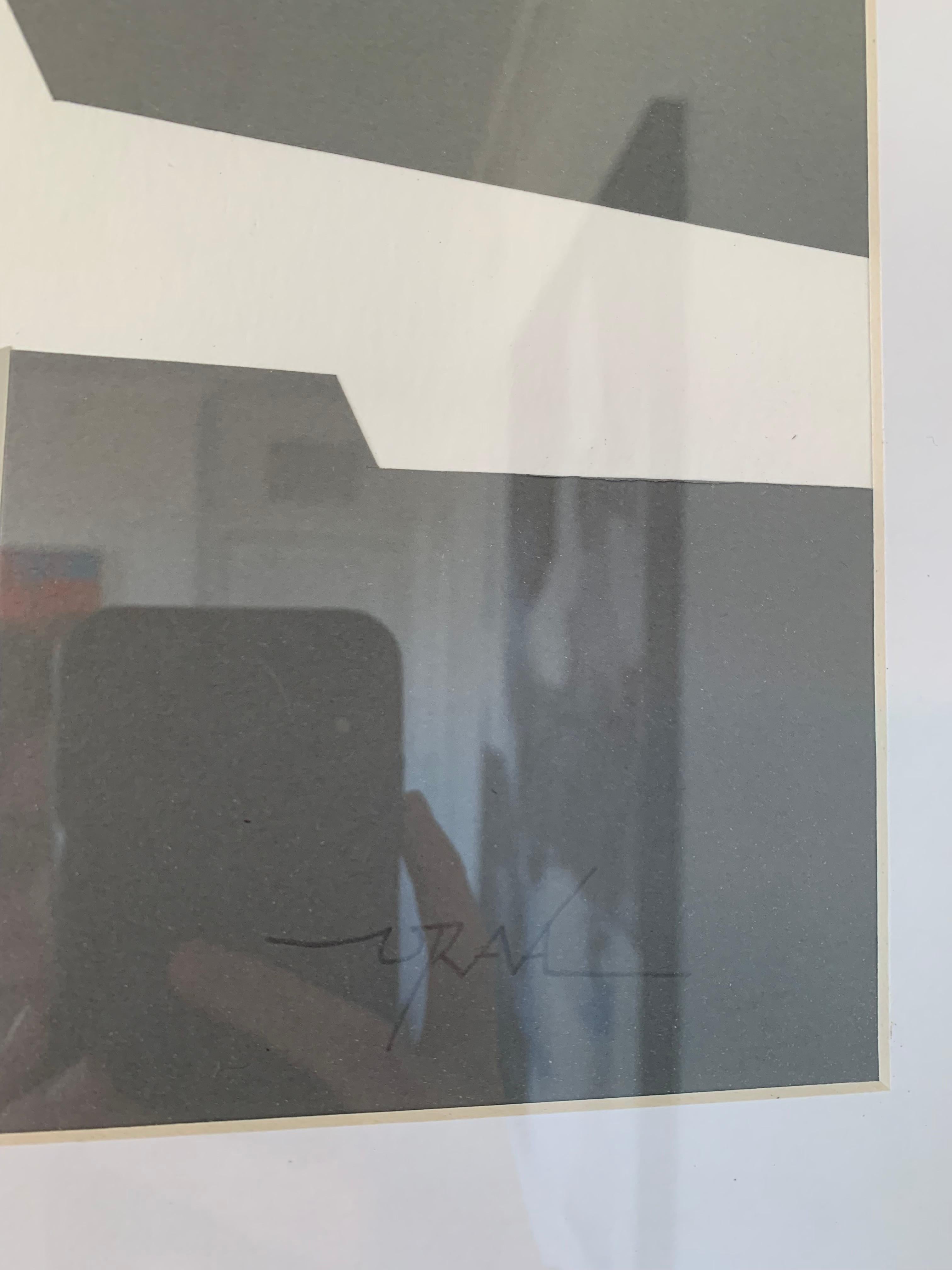 'Abstract Collage' by Pedro Oraa, Serigraph For Sale 5