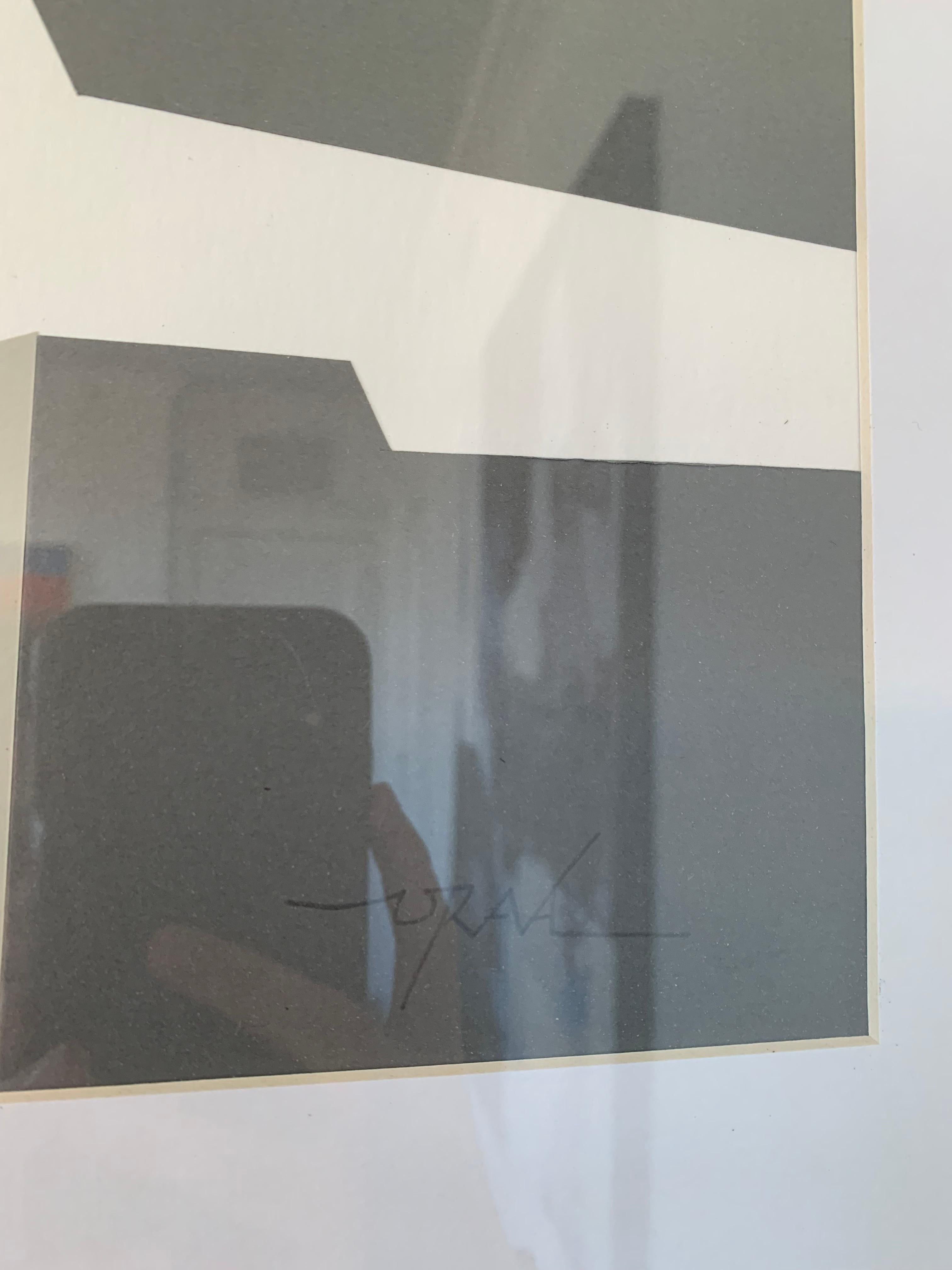 'Abstract Collage' by Pedro Oraa, Serigraph For Sale 6