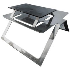 Pedro Ramírez Vázquez, Chromed Steel Dining Table