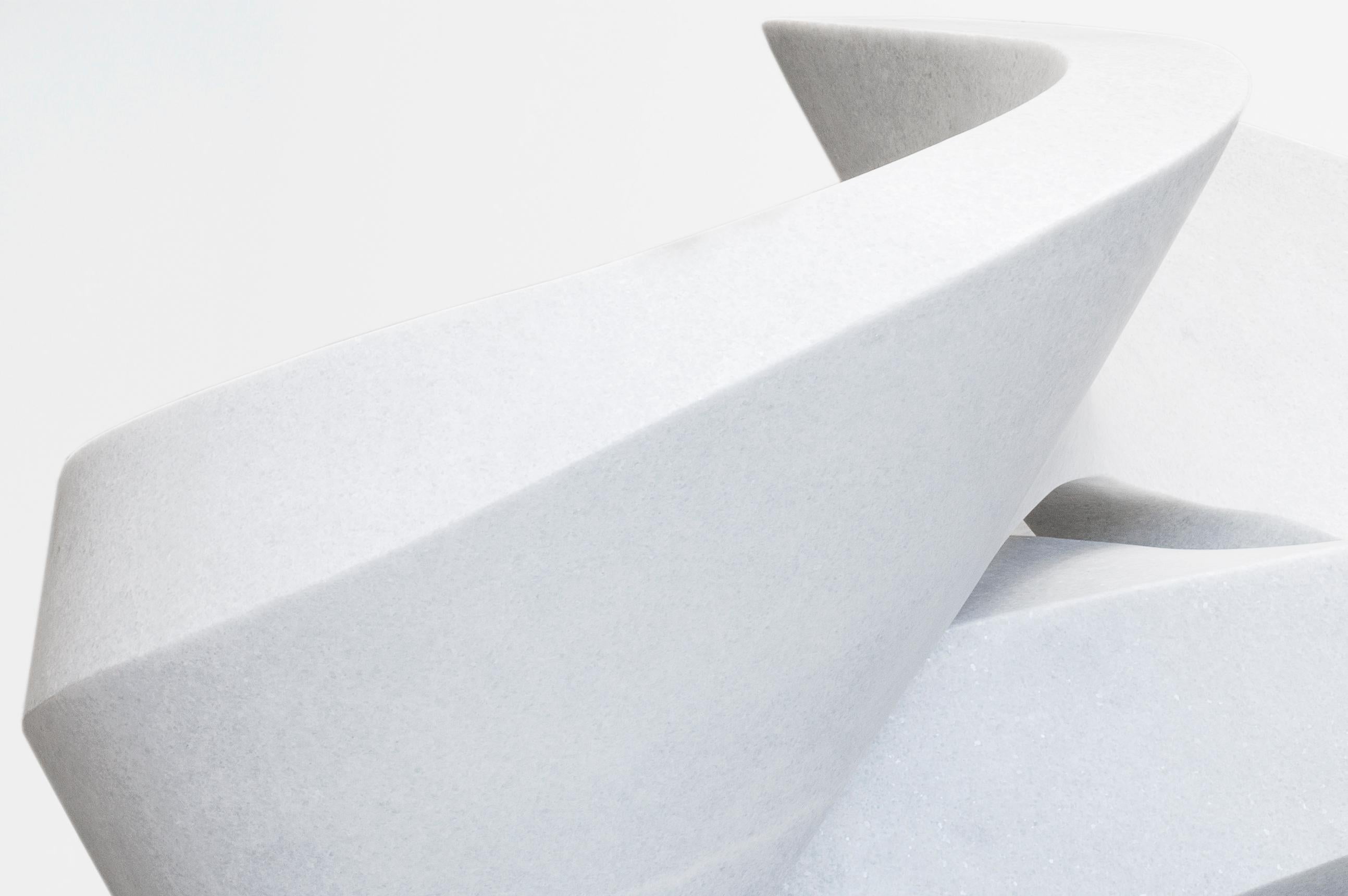 Pedro Reyes, White Marble Infinity Chair, 2018 Contemporary Mexican Design 2