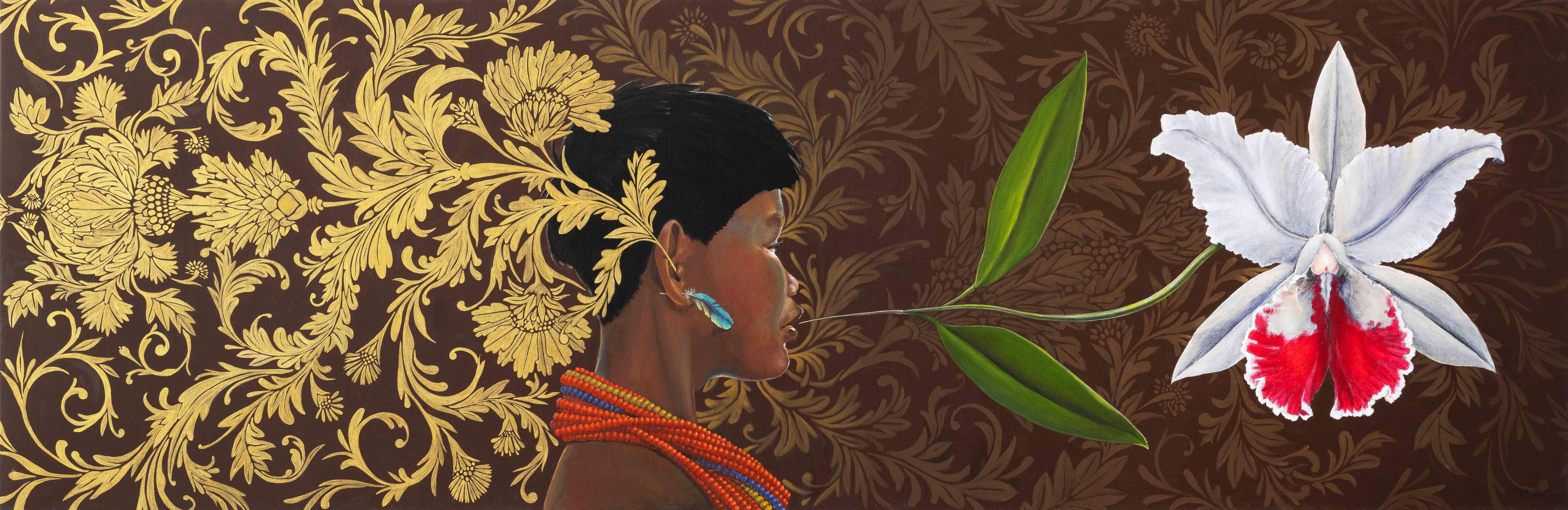 Portrait Painting Pedro Ruiz - Transformation SIMULTANEOUSe personnelle