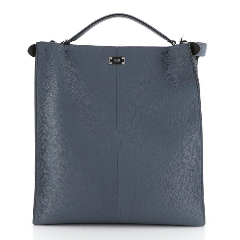 Gray Peekaboo X-Lite Fit Bag Leather