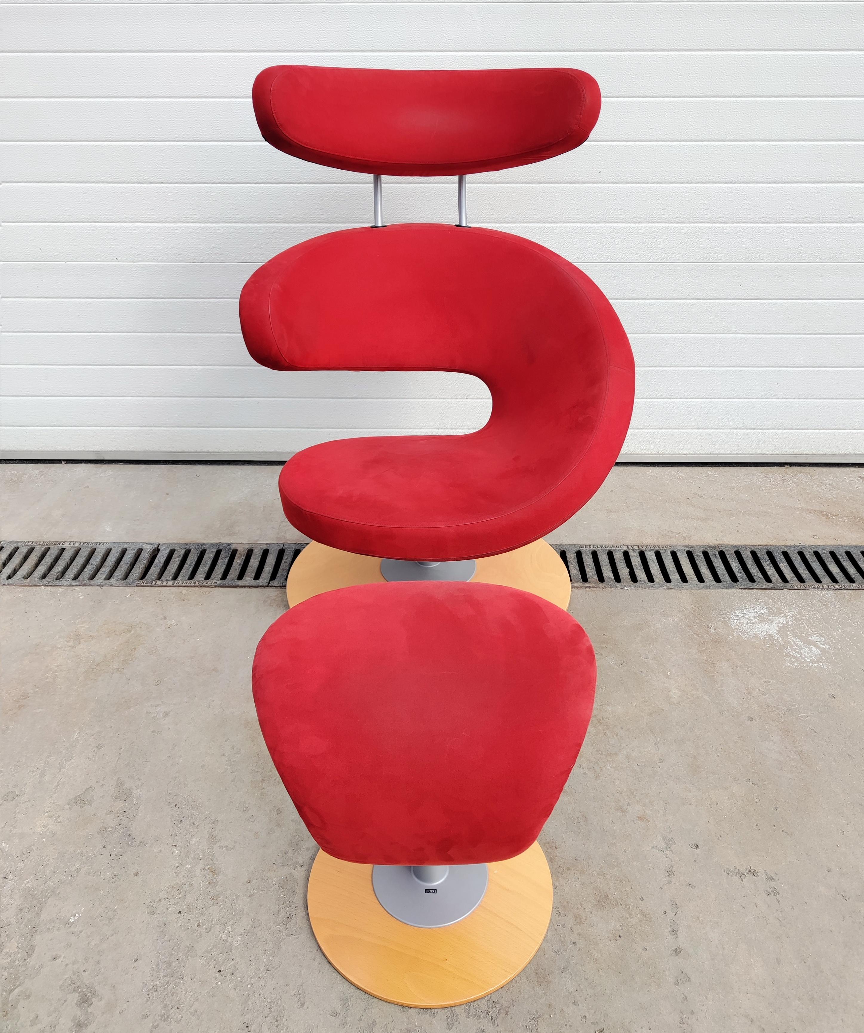 Sessel „Peel“ oder Drehstuhl entworfen von Olav Eldoy, Norwegen 2002 (Postmoderne) im Angebot