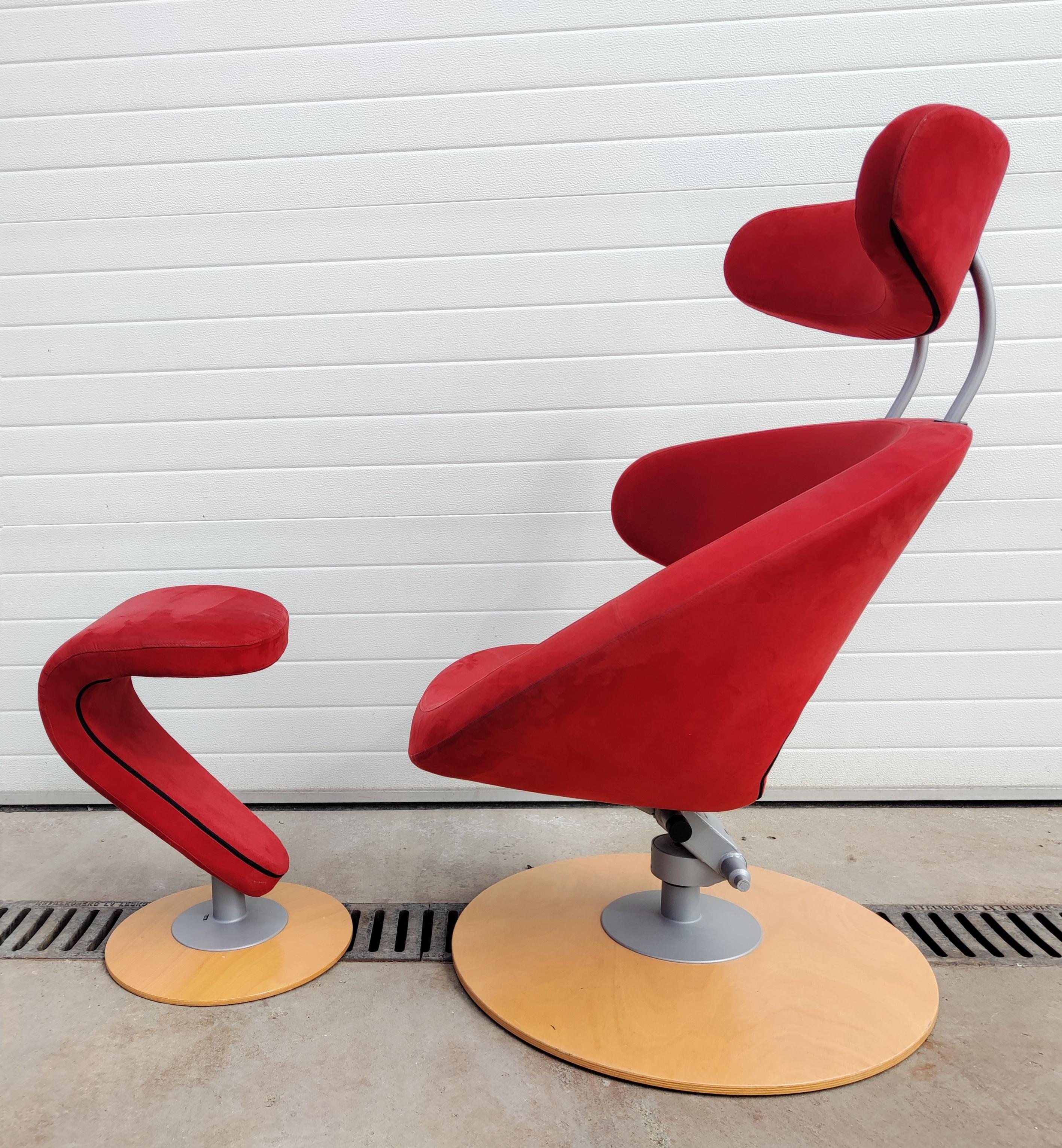 Norwegian 'Peel' Armchair or Swivel Chair Designed by Olav Eldoy, Norway, 2002 For Sale