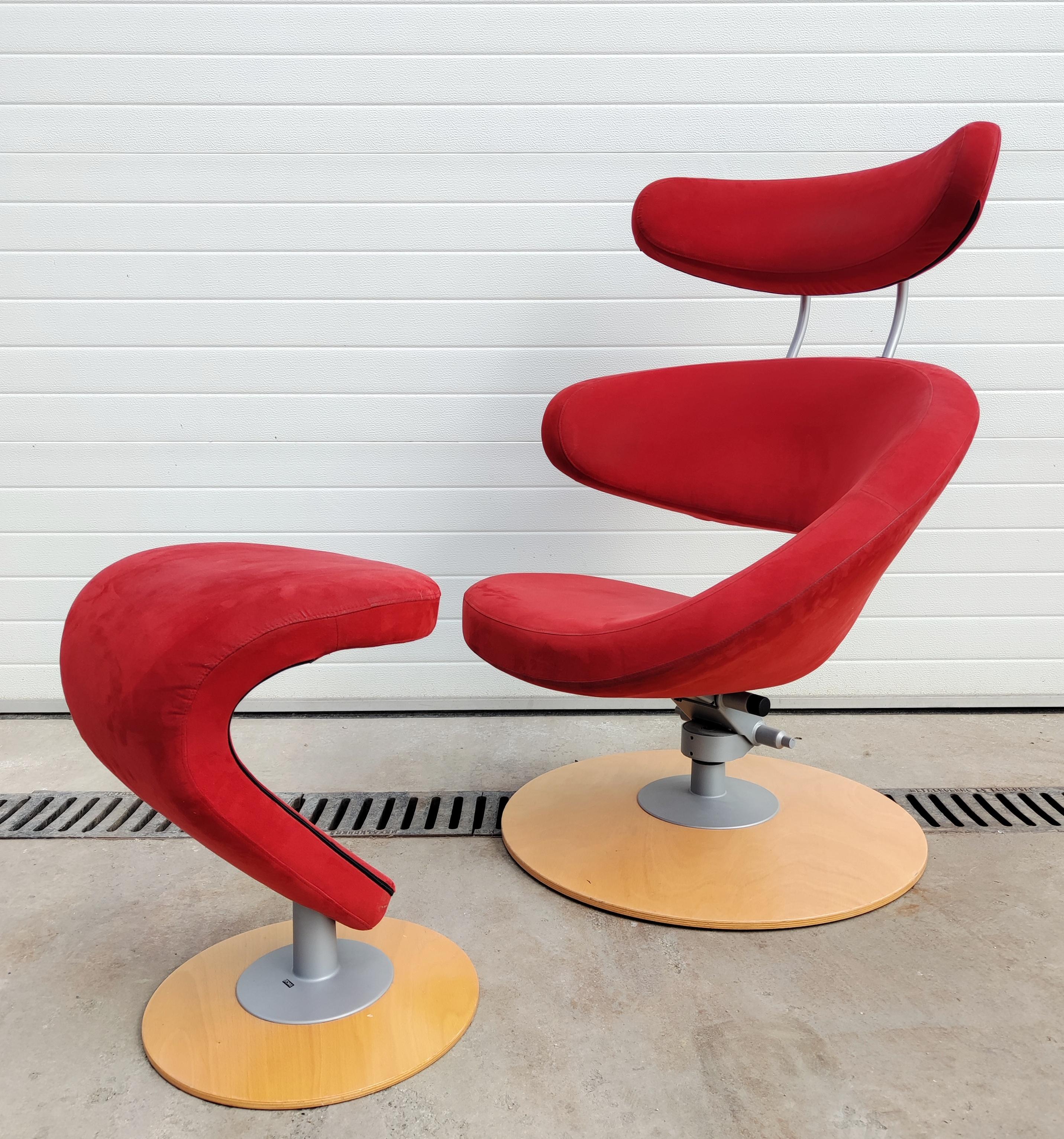 'Peel' Armchair or Swivel Chair Designed by Olav Eldoy, Norway, 2002 In Good Condition For Sale In Beograd, RS