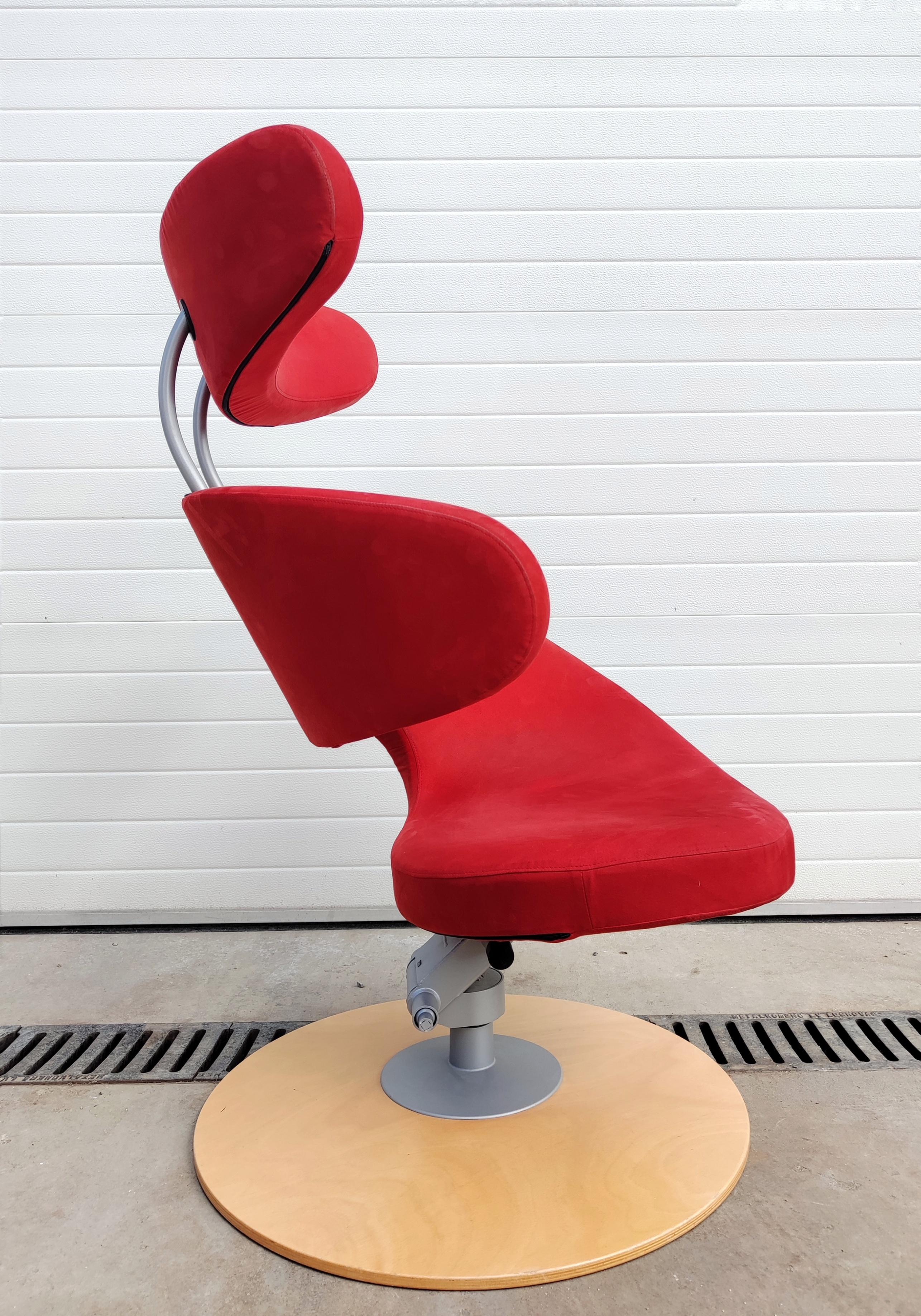 Contemporary 'Peel' Armchair or Swivel Chair Designed by Olav Eldoy, Norway, 2002 For Sale