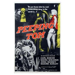 Vintage Peeping Tom, Unframed Poster, 1960