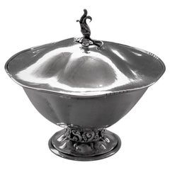 Peer Smed Large Sterling Silver Covered Dish