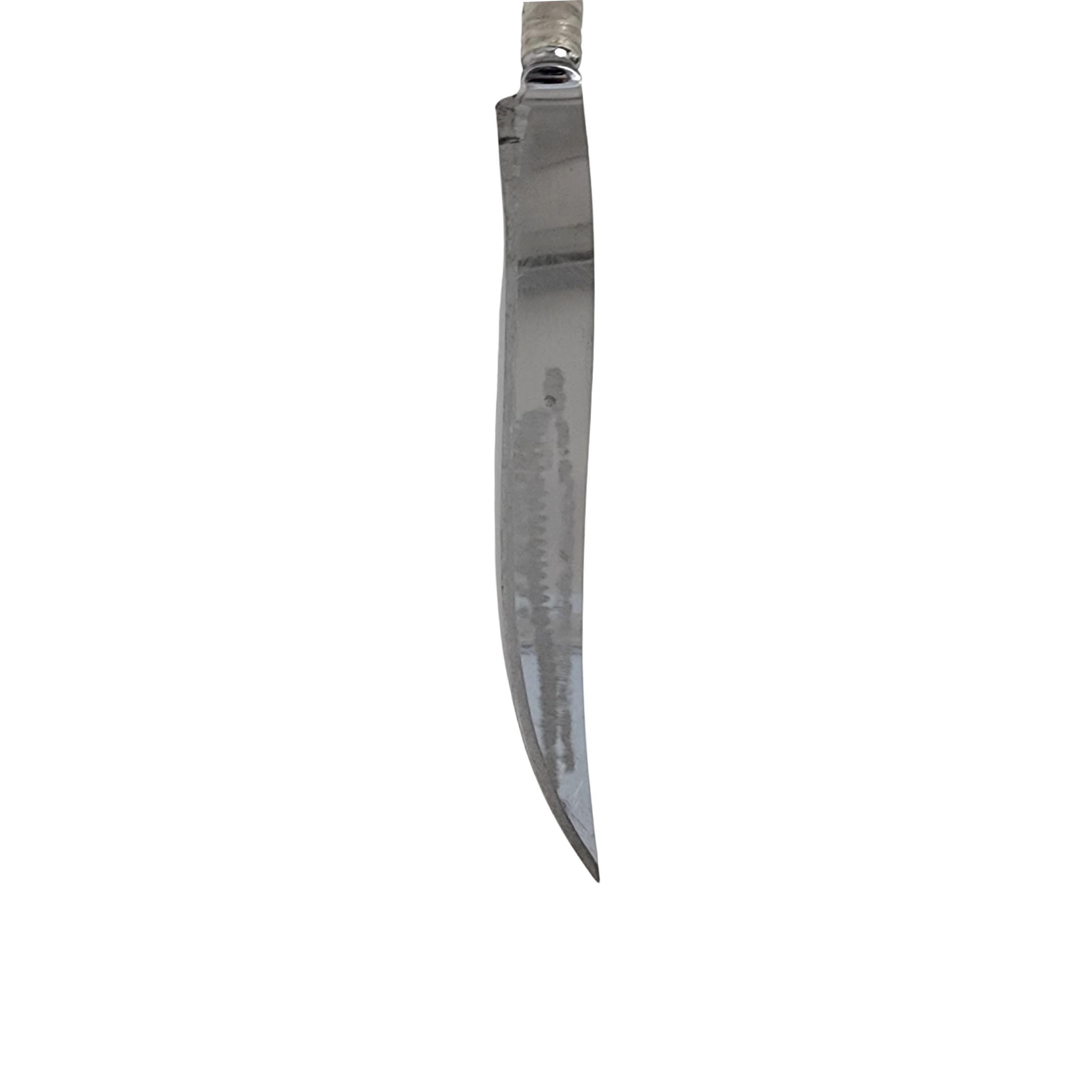Coltello con manico a giglio in argento sterling Peer Smed Silver in vendita 8