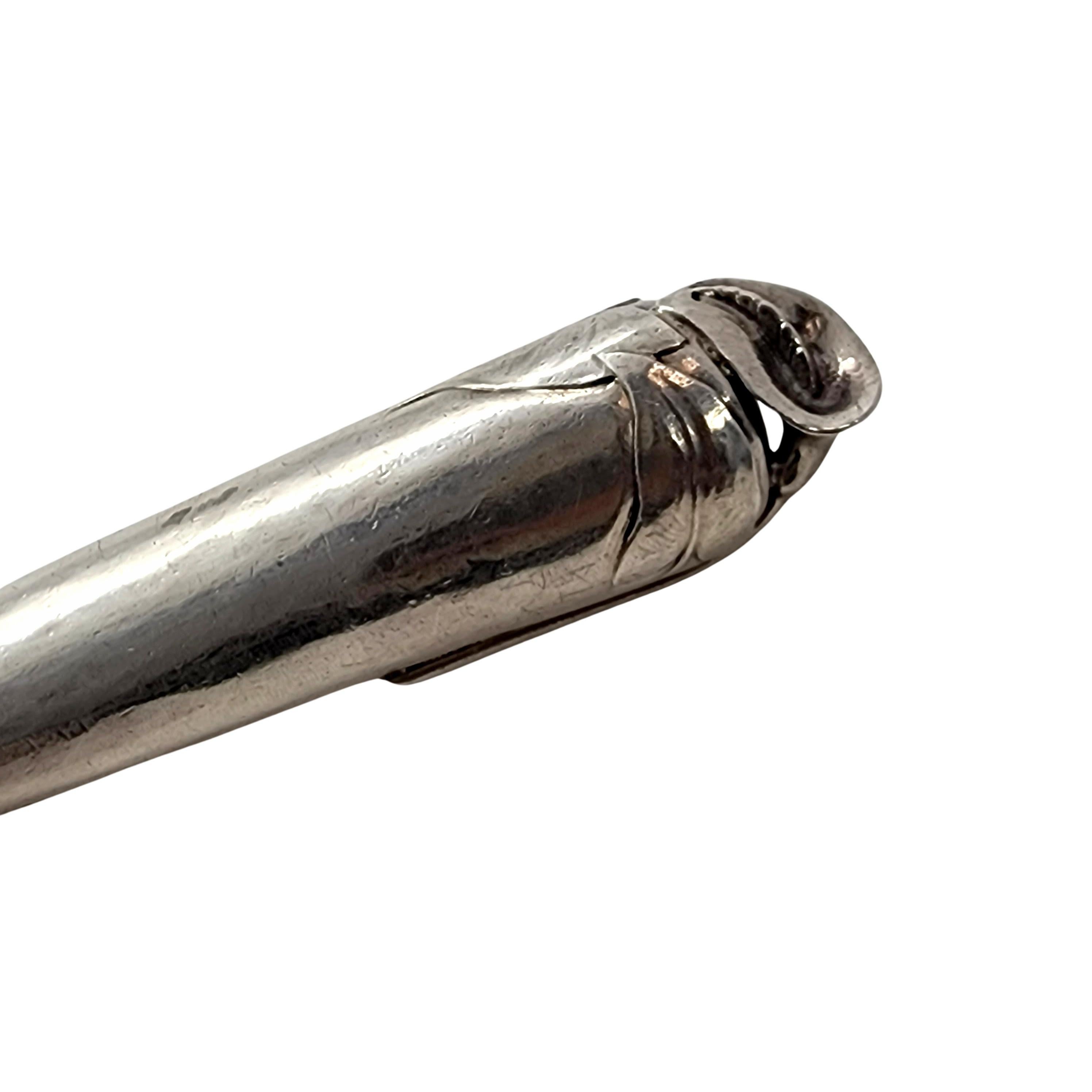 Coltello con manico a giglio in argento sterling Peer Smed Silver in vendita 3
